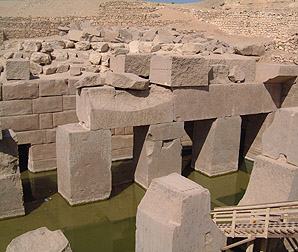 Das Osireion von oben